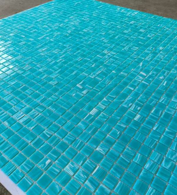 Mozaic Sticla Cyan