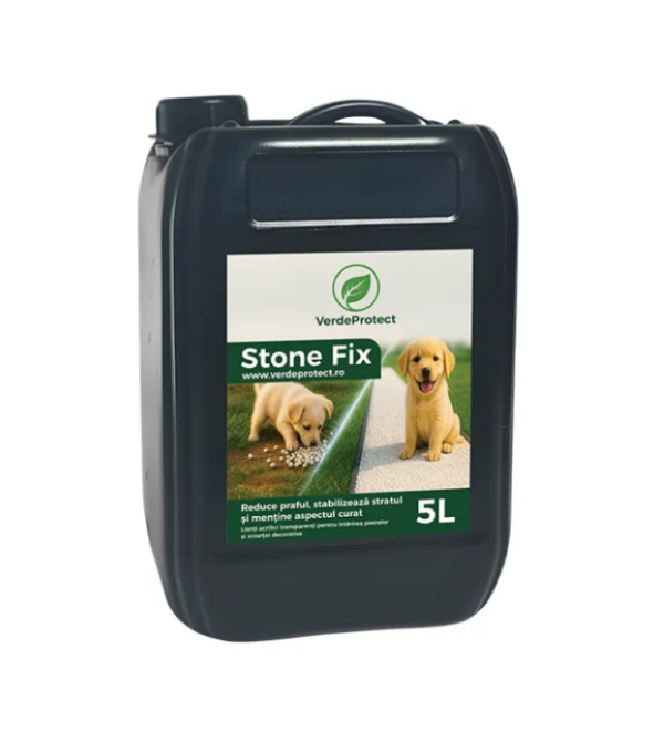 Solutie acrilica transparenta Stone Fix pentru fixare si protejare pietre decorative